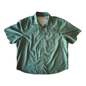 Eddie Bauer Tech Woven Shirt, 2XL XXL Outdoor